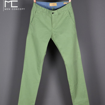 Pantalone Frappoli slim fit, zelene