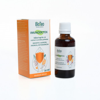 ZA IMUNITET, DETOKSIKACIJU I PROTIV ALERGIJA - ImunoDetox – biljne kapi br. 16