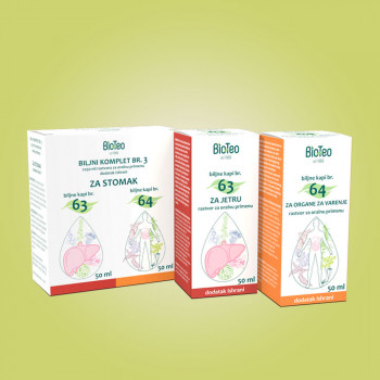 BIOTEO Biljni komplet br. 3 ZA STOMAK