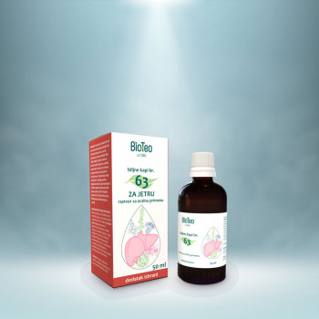 BIOTEO Biljne kapi br. 63 ZA JETRU