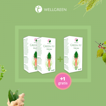 Green Fit - biljne kapi za mršavljenje 2+1 GRATIS