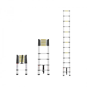 Teleskopske aluminijumske merdevine 3.8 m