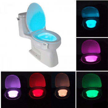 Svetlo u boji sa senzorom pokreta za WC šolju (LED)