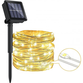 Led Solarne lampice 100 dioda 10m