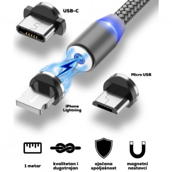 Univerzalni magnetni USB kabl