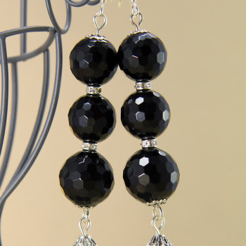Minđuše ELEGANT BLACK