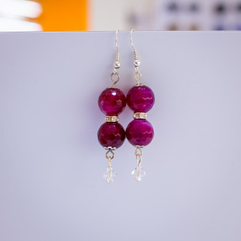 Minđuše MIDI PURPLE